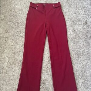 Retrology Burgundy Pants Petite Small